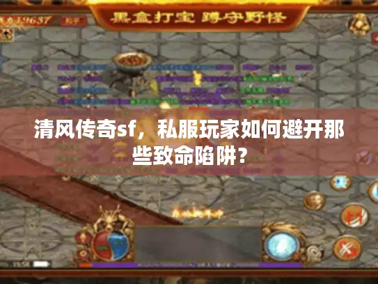 清风传奇sf，私服玩家如何避开那些致命陷阱？