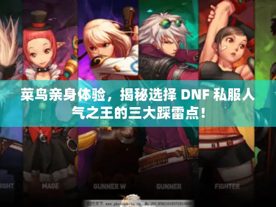 菜鸟亲身体验,揭秘选择 DNF 私服人气之王的三大踩雷点! 菜鸟亲身体验,揭秘选择 DNF 私服人气之王的三大踩雷点!