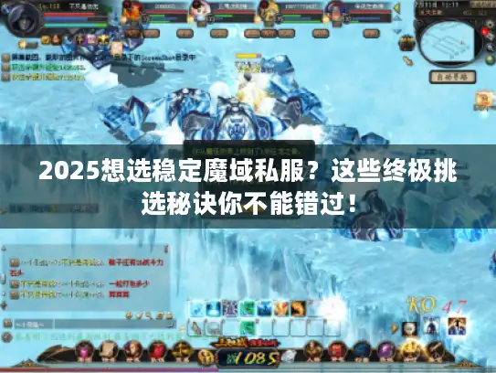 2025想选稳定魔域私服？这些终极挑选秘诀你不能错过！