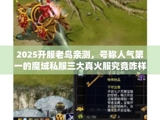 2025开服老鸟亲测，号称人气第一的魔域私服三大真火服究竟咋样？