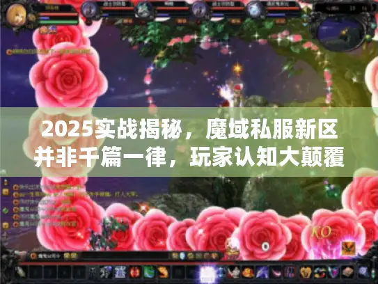 2025实战揭秘，魔域私服新区并非千篇一律，玩家认知大颠覆！