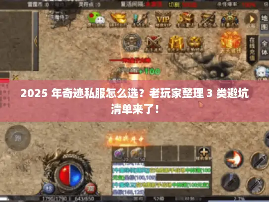 2025 年奇迹私服怎么选?老玩家整理 3 类避坑清单来了! 2025 年奇迹私服怎么选?老玩家整理 3 类避坑清单来了!