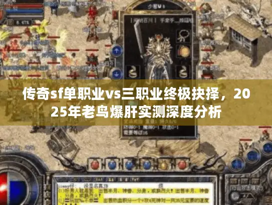传奇sf单职业vs三职业终极抉择，2025年老鸟爆肝实测深度分析