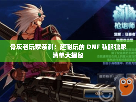 骨灰老玩家亲测！超耐玩的 DNF 私服独家清单大揭秘