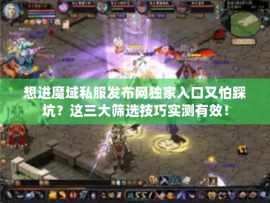 想进魔域私服发布网独家入口又怕踩坑？这三大筛选技巧实测有效！