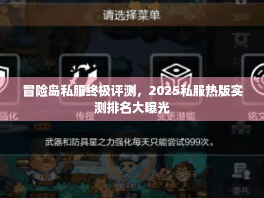 冒险岛私服终极评测，2025私服热版实测排名大曝光