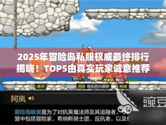 2025年冒险岛私服权威最终排行揭晓！TOP5由真实玩家诚意推荐