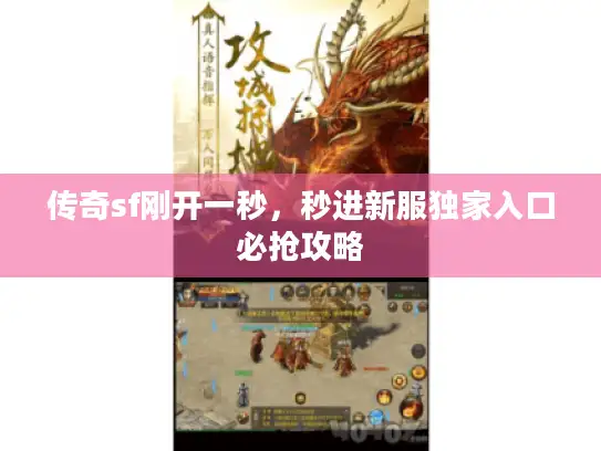 传奇sf刚开一秒，秒进新服独家入口必抢攻略