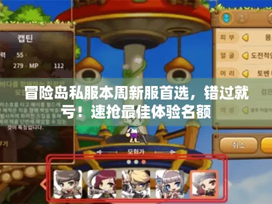 冒险岛私服本周新服首选，错过就亏！速抢最佳体验名额