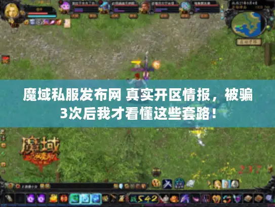 魔域私服发布网 真实开区情报，被骗3次后我才看懂这些套路！