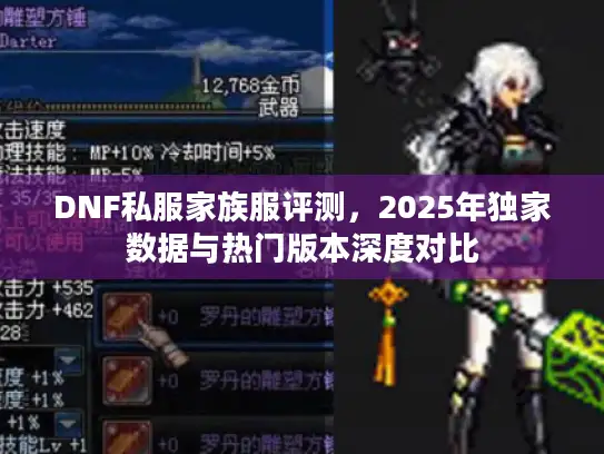 DNF私服家族服评测，2025年独家数据与热门版本深度对比