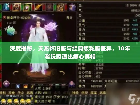 深度揭秘，天龙怀旧服与经典版私服差异，10年老玩家道出痛心真相
