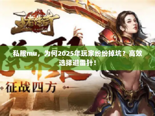 私服mu，为何2025年玩家纷纷掉坑？高效选择避雷针！