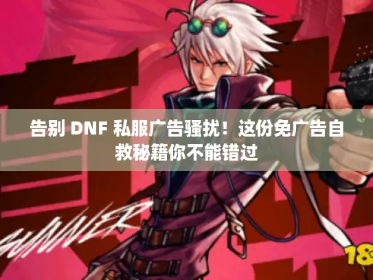 告别 DNF 私服广告骚扰!这份免广告自救秘籍你不能错过 告别 DNF 私服广告骚扰!这份免广告自救秘籍你不能错过