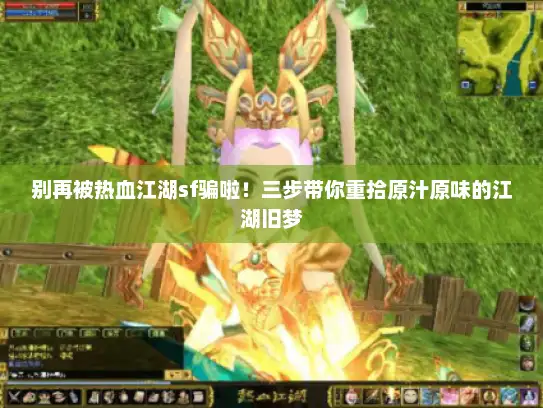 别再被热血江湖sf骗啦！三步带你重拾原汁原味的江湖旧梦