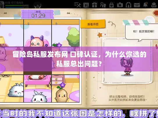冒险岛私服发布网 口碑认证，为什么你选的私服总出问题？