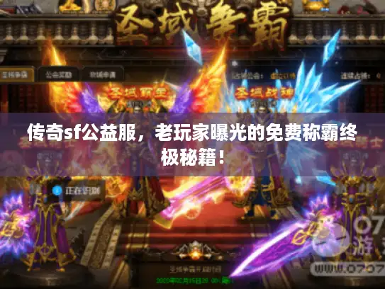 传奇sf公益服，老玩家曝光的免费称霸终极秘籍！