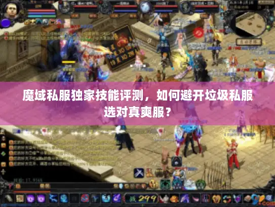 魔域私服独家技能评测，如何避开垃圾私服选对真爽服？