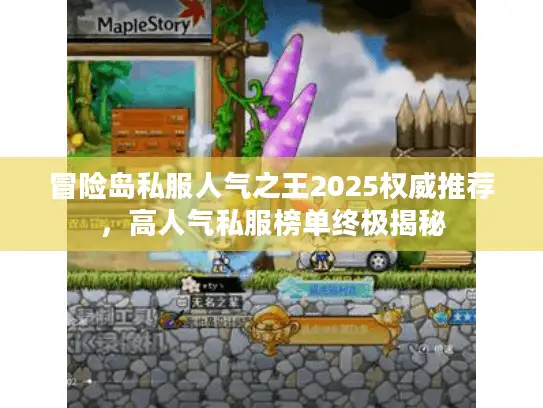 冒险岛私服人气之王2025权威推荐，高人气私服榜单终极揭秘