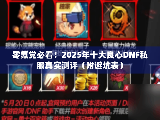 零氪党必看！2025年十大良心DNF私服真实测评（附避坑表）