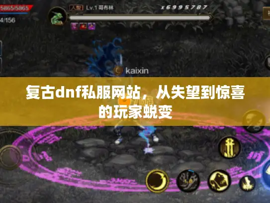 复古dnf私服网站，从失望到惊喜的玩家蜕变