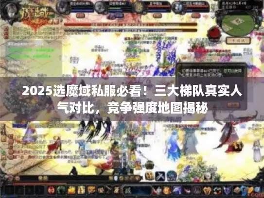 2025选魔域私服必看！三大梯队真实人气对比，竞争强度地图揭秘