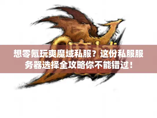 想零氪玩爽魔域私服？这份私服服务器选择全攻略你不能错过！