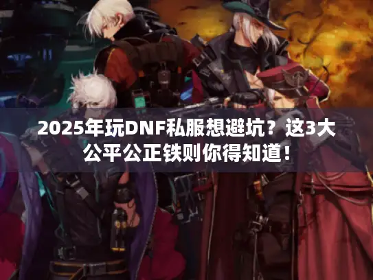 2025年玩DNF私服想避坑？这3大公平公正铁则你得知道！