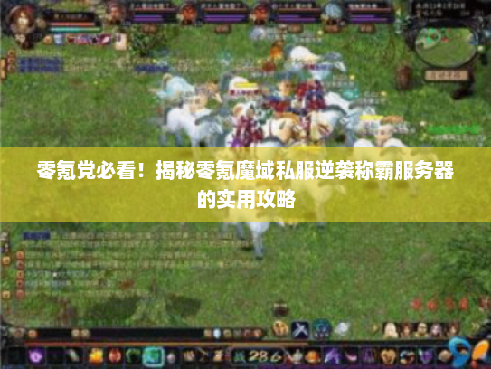 零氪党必看！揭秘零氪魔域私服逆袭称霸服务器的实用攻略