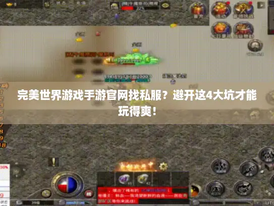 完美世界游戏手游官网找私服？避开这4大坑才能玩得爽！