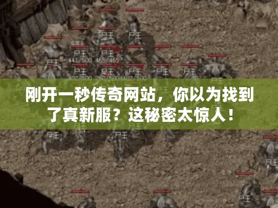 刚开一秒传奇网站，你以为找到了真新服？这秘密太惊人！