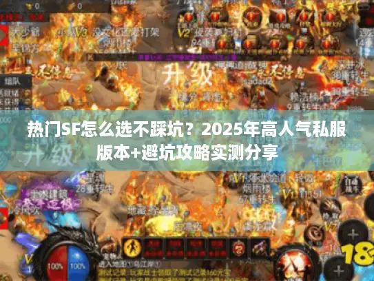 热门SF怎么选不踩坑?2025年高人气私服版本+避坑攻略实测分享 热门SF怎么选不踩坑?2025年高人气私服版本+避坑攻略实测分享