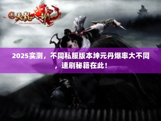 2025实测，不同私服版本坤元丹爆率大不同，速刷秘籍在此！