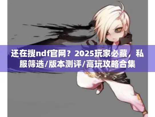 还在搜ndf官网？2025玩家必藏，私服筛选/版本测评/高玩攻略合集