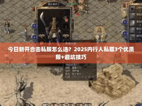 今日新开合击私服怎么选？2025内行人私藏3个优质服+避坑技巧