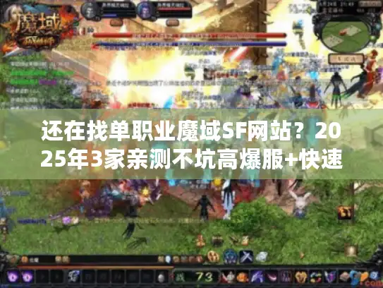 还在找单职业魔域SF网站？2025年3家亲测不坑高爆服+快速升级攻略