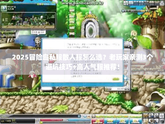 2025冒险岛私服散人服怎么选？老玩家亲测3个避坑技巧+高人气服推荐！