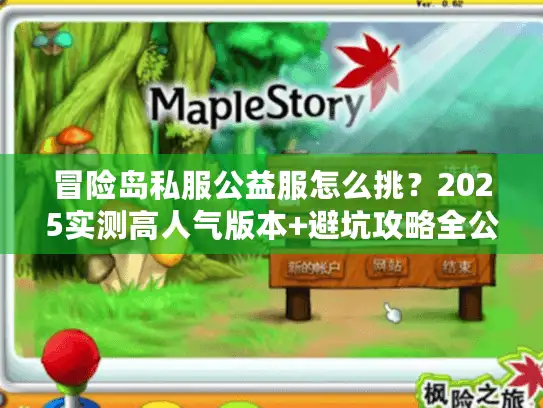 冒险岛私服公益服怎么挑？2025实测高人气版本+避坑攻略全公开