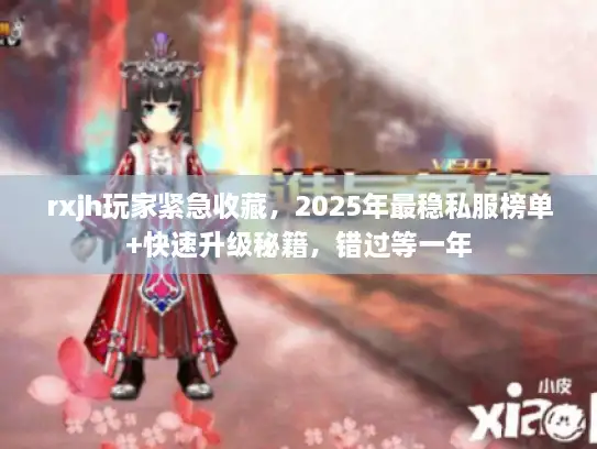 rxjh玩家紧急收藏，2025年最稳私服榜单+快速升级秘籍，错过等一年