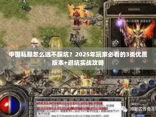 中国私服怎么选不踩坑？2025年玩家必看的3类优质版本+避坑实战攻略