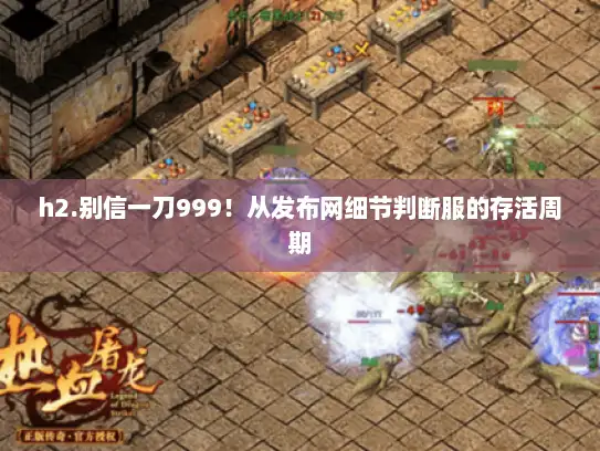 h2.别信一刀999！从发布网细节判断服的存活周期