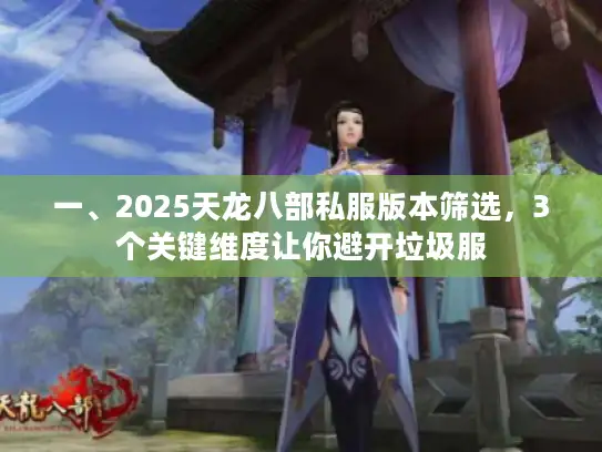 一、2025天龙八部私服版本筛选，3个关键维度让你避开垃圾服