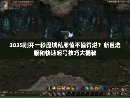 2025刚开一秒魔域私服值不值得进？新区选服和快速起号技巧大揭秘