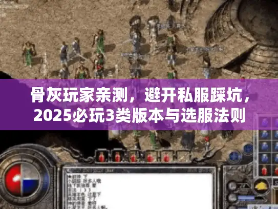 骨灰玩家亲测，避开私服踩坑，2025必玩3类版本与选服法则
