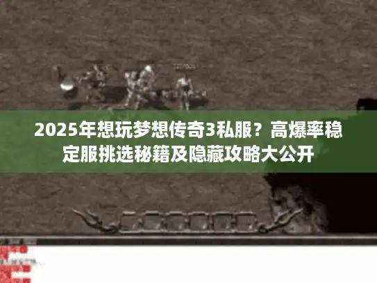 2025年想玩梦想传奇3私服？高爆率稳定服挑选秘籍及隐藏攻略大公开