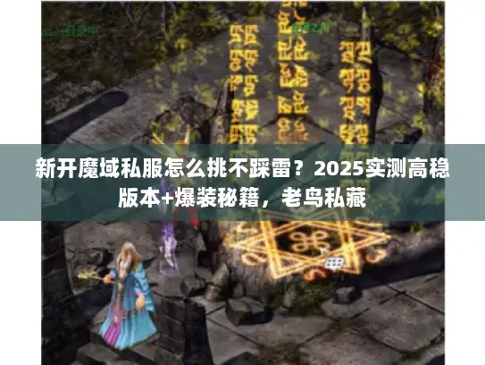 新开魔域私服怎么挑不踩雷？2025实测高稳版本+爆装秘籍，老鸟私藏