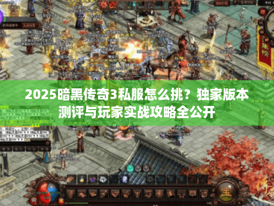 2025暗黑传奇3私服怎么挑？独家版本测评与玩家实战攻略全公开