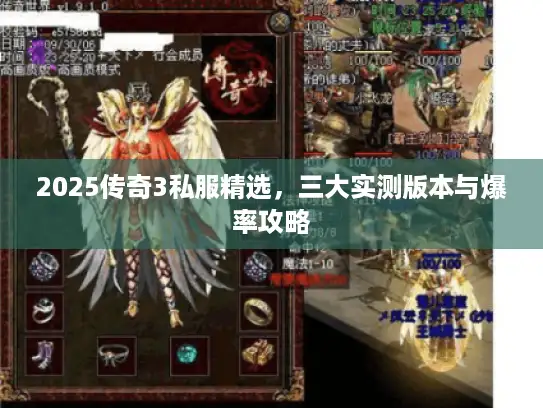 2025传奇3私服精选，三大实测版本与爆率攻略