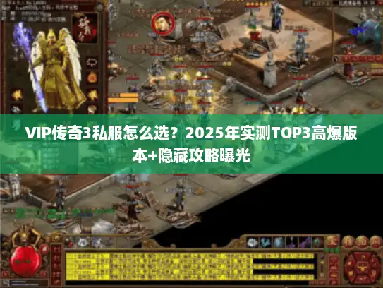 VIP传奇3私服怎么选？2025年实测TOP3高爆版本+隐藏攻略曝光