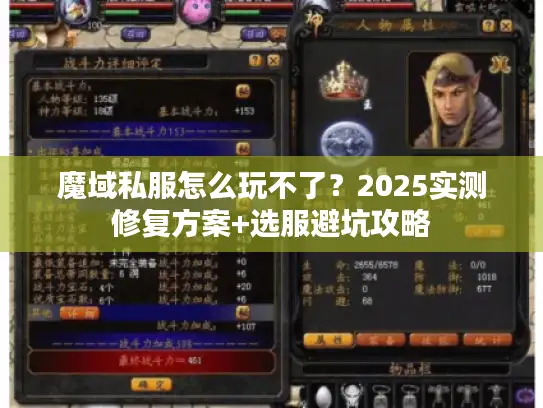 魔域私服怎么玩不了？2025实测修复方案+选服避坑攻略